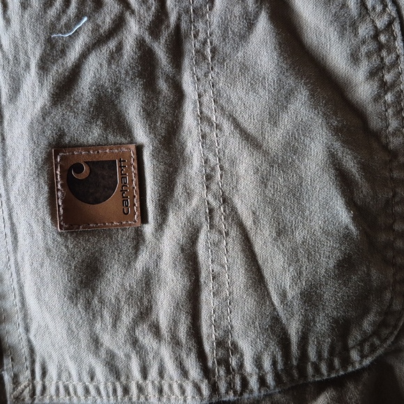 Carhartt  Original  Fit Tan Shorts Sz.38 - Picture 4 of 4